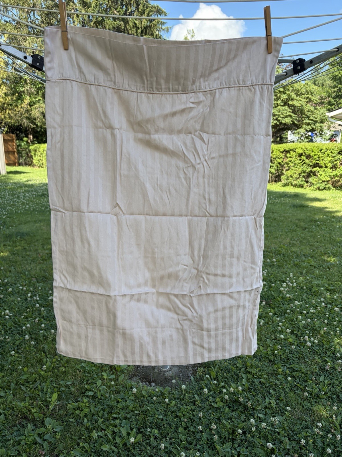 Vintage Sferra 100% Long Staple Pima Cotton Standard Pillowcases (2) RN17415