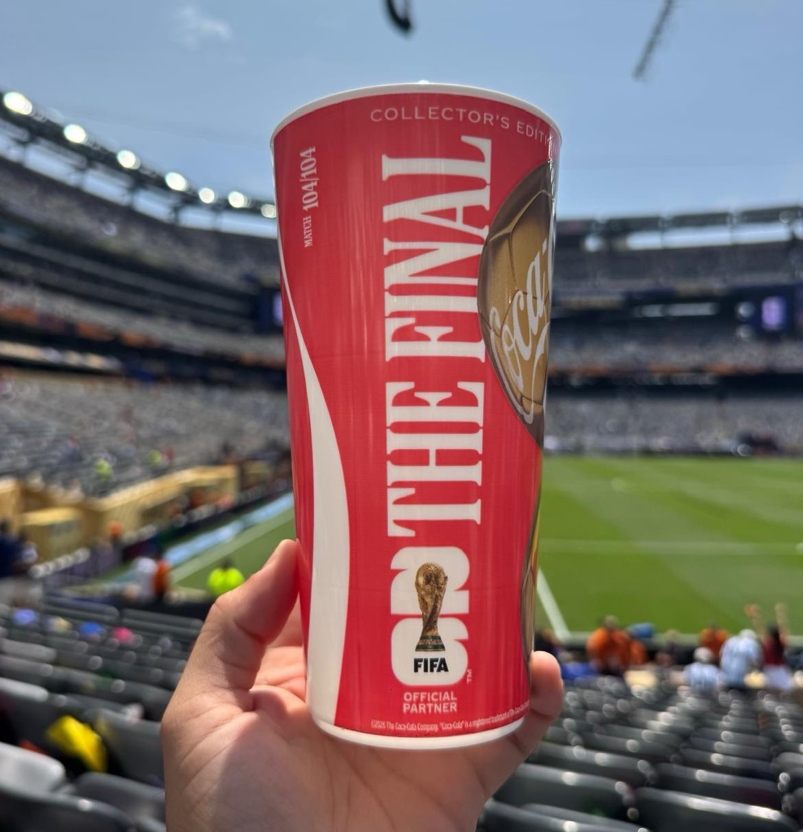Coca-Cola Collector’s Edition World Cup Final Cup ArgentinavsEspaña July 19 2026