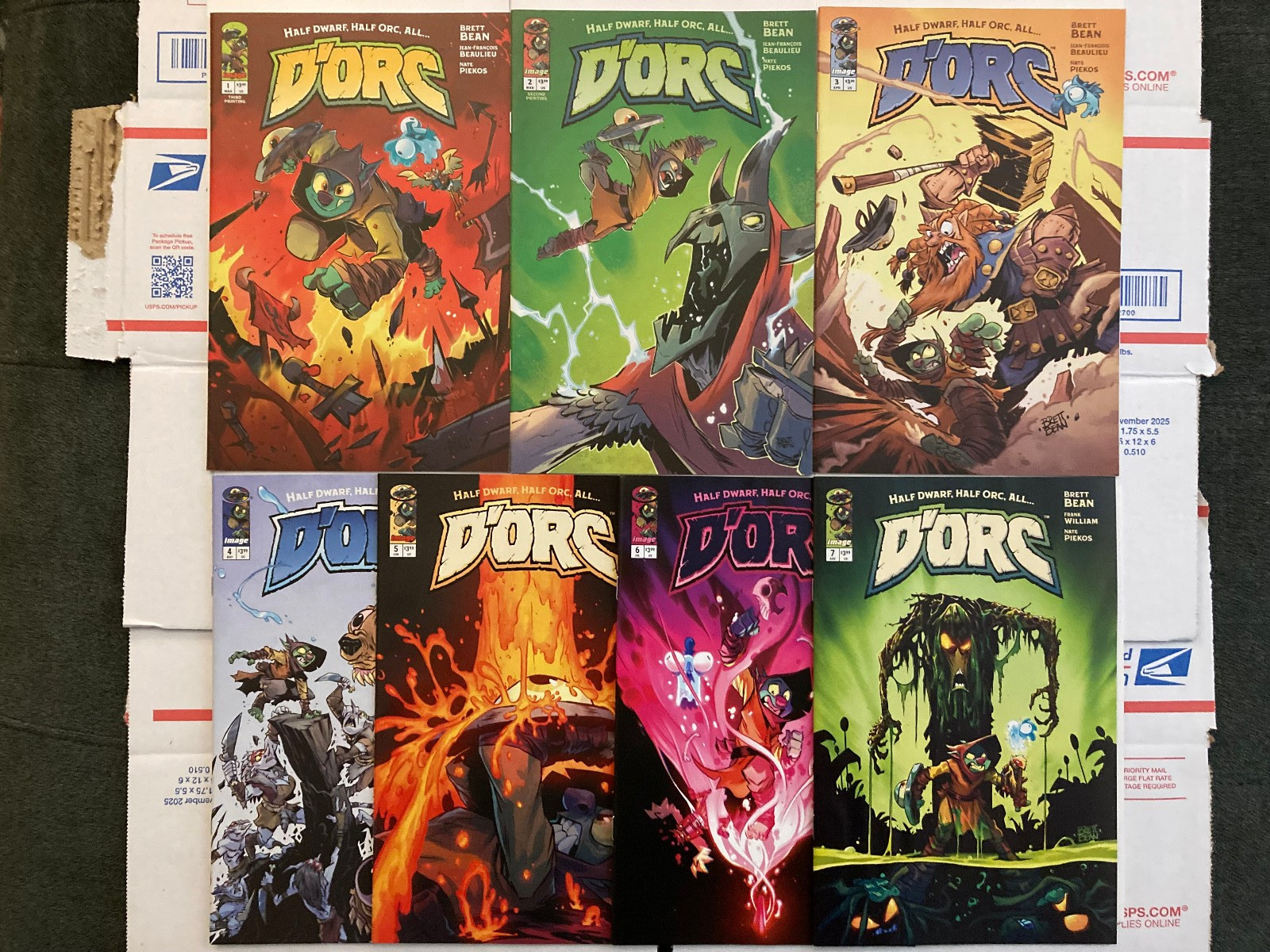 D\'Orc  (2026) Lot 7 issues 1 2 3 4 5 6 7  Fraction Jimenez New High Grade
