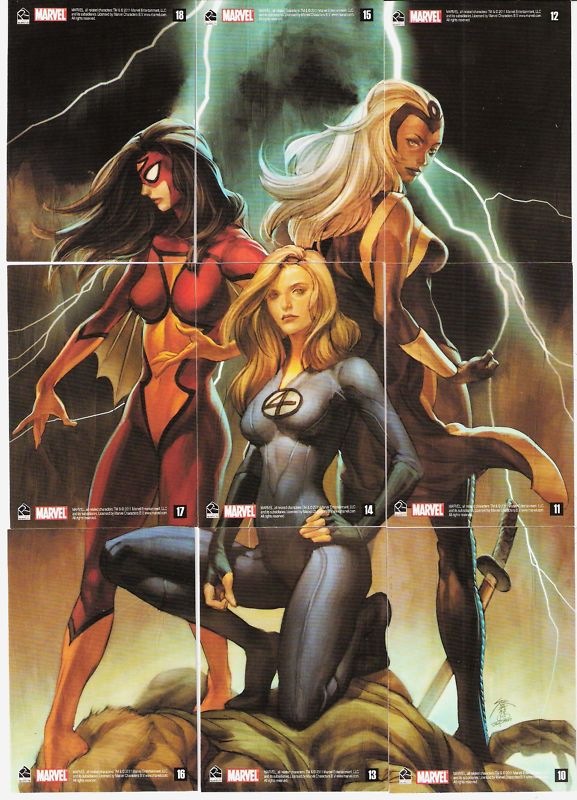 2011 DANGEROUS DIVAS WOMEN OF MARVEL COMPLETE 72 CARD BASE SET , X MEN