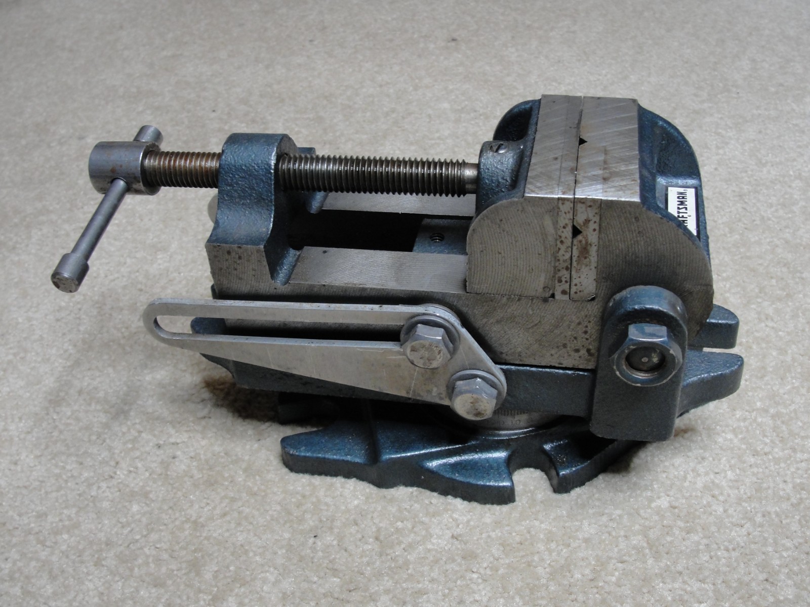 Vintage Craftsman 5025 Adjustable Angle Drill Press Vise 2.5” Tilting Machinist