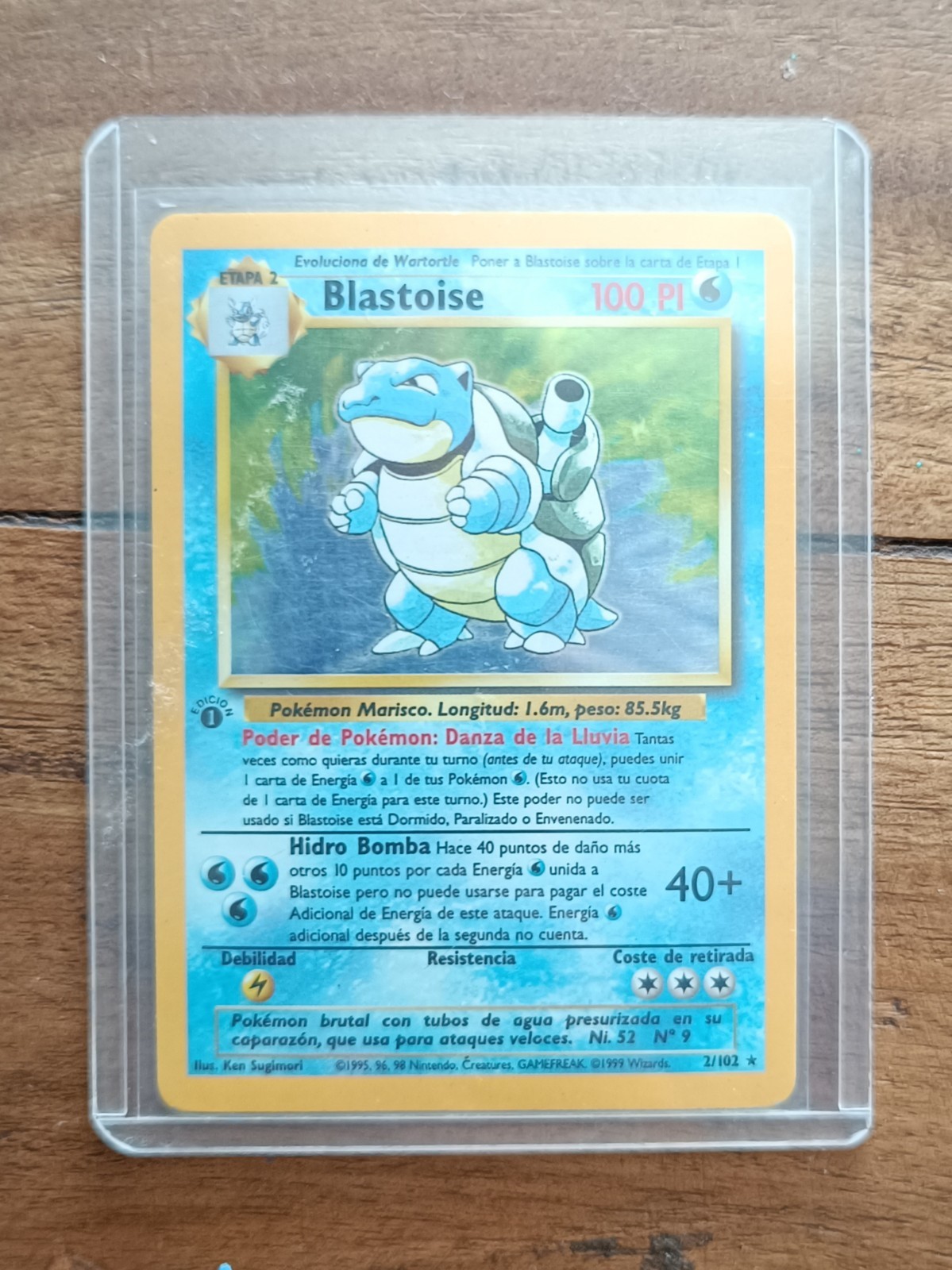 Blastoise Base Set WOTC 1st Edition Spanish 1999