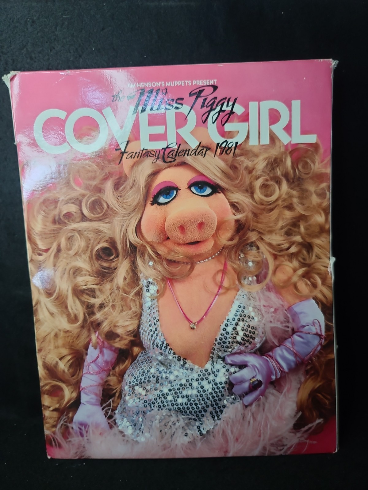 Vintage 1981 Miss Piggy Cover Girl Fantasy Calendar Jim Henson Muppets