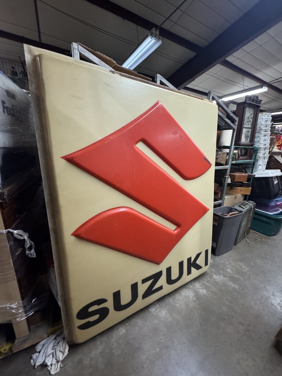 Vintage Suzuki Sign