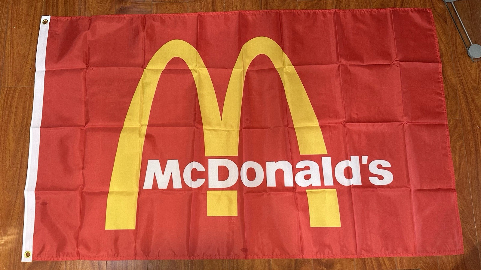 McDonald’s 3x5 Feet Flag Banner restaurant gift memorabilia decor McDonald’s 3x5 Feet Flag Banner restaurant gift memorabilia decor