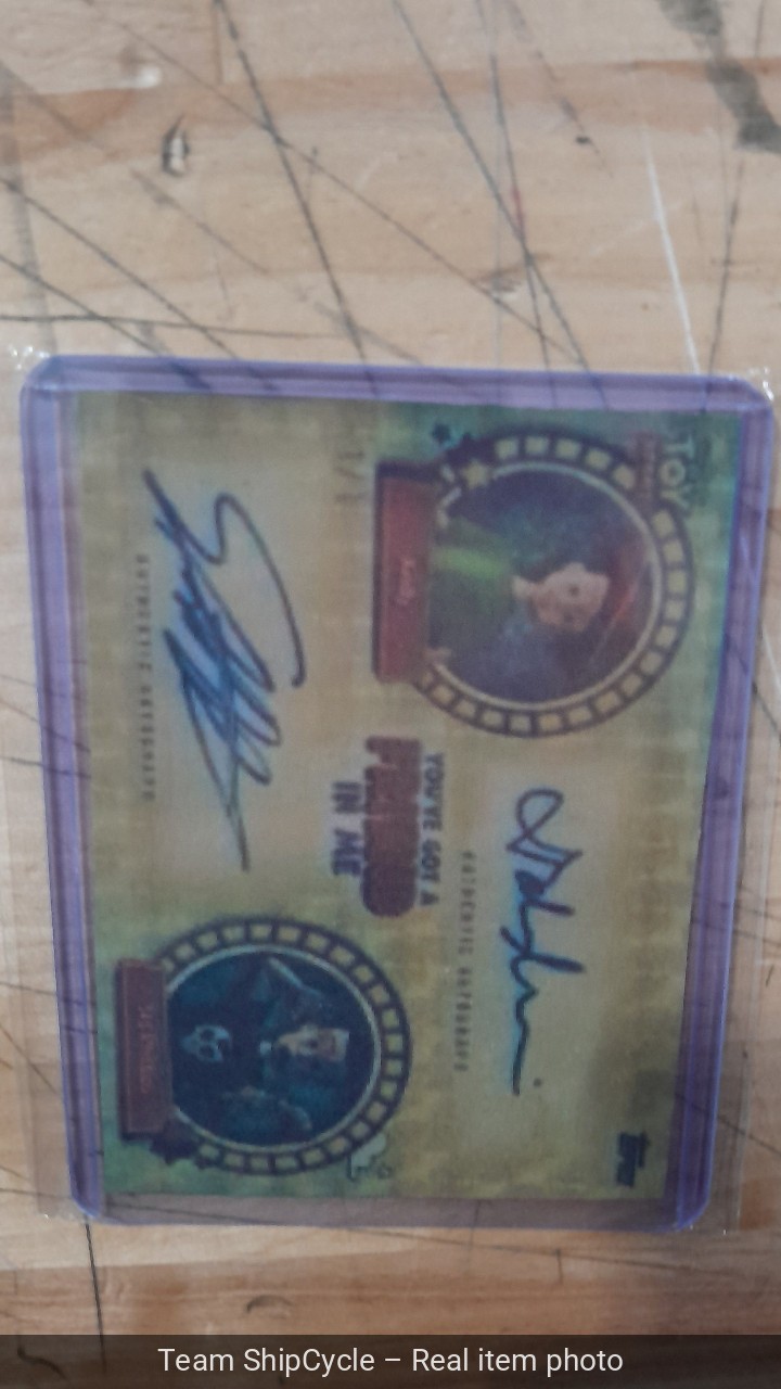 ANDY  SID PHILLIPS 2025 TOPPS CHROME TOY STORY DUAL AUTO 11 SUPERFRACTOR G2U