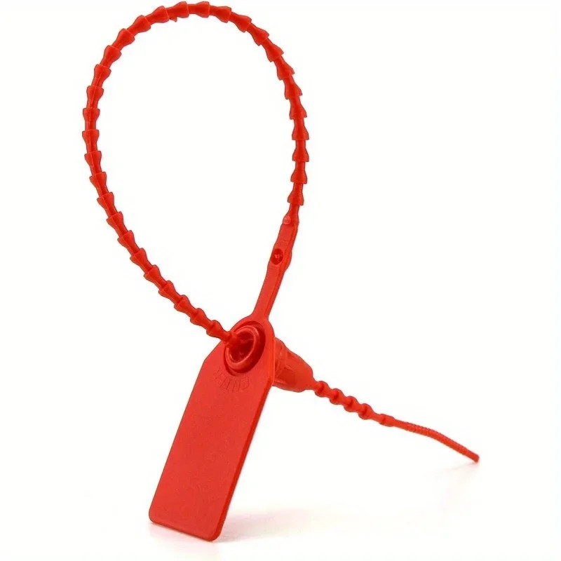 100Pcs Plastic Tamper Seals Tamper Self-Locking Security Zip Tie,Security Tag fo 100Pcs Plastic Tamper Seals Tamper Self-Locking Security Zip Tie,Security Tag fo