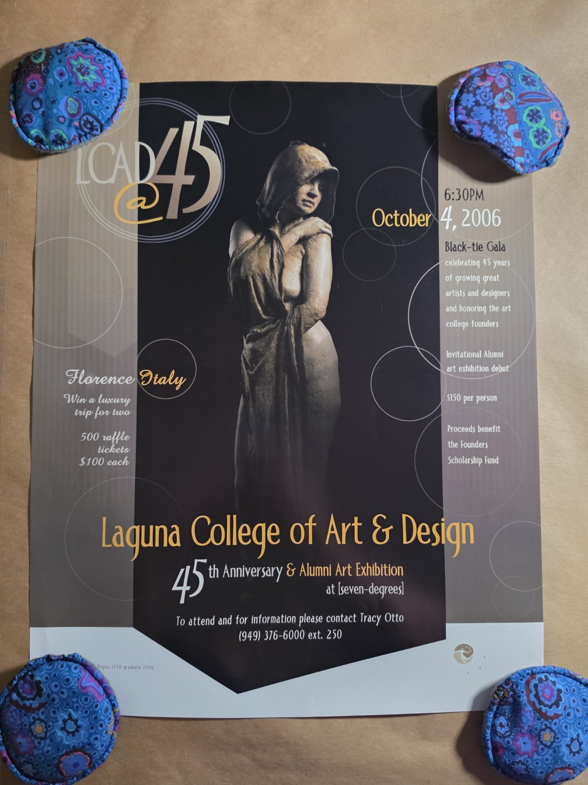 Laguna College of Art and Design 45th Anniversary & Allumni Expo 2006 Poster