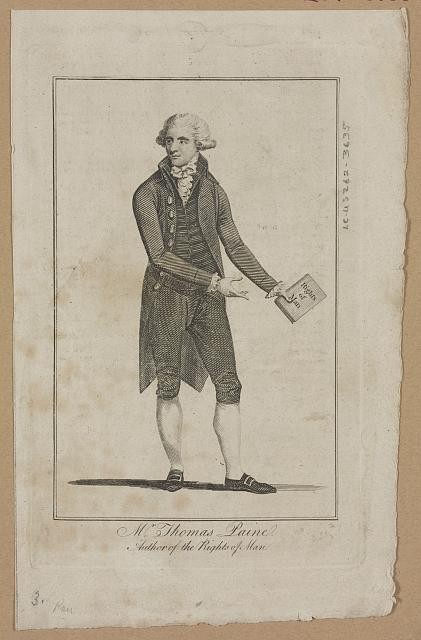 Photo:Mr. Thomas Paine : author of the Rights of Man