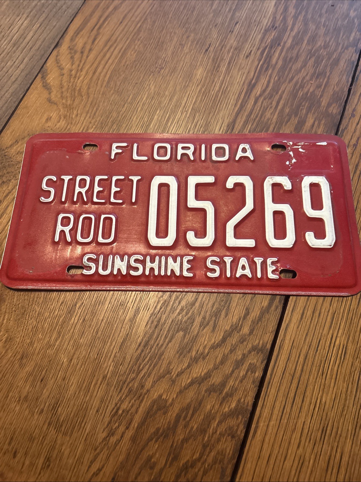 VINTAGE Obsolete 2000s Red & White Florida \