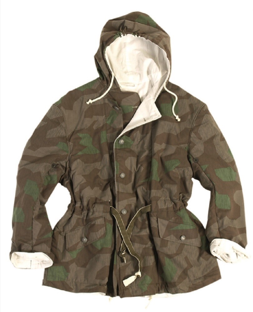 German Wehrmacht Wh WW2 Winter Reversible Jacket Splinter Snow Camo Repro 54-56 German Wehrmacht Wh WW2 Winter Reversible Jacket Splinter Snow Camo Repro 54-56