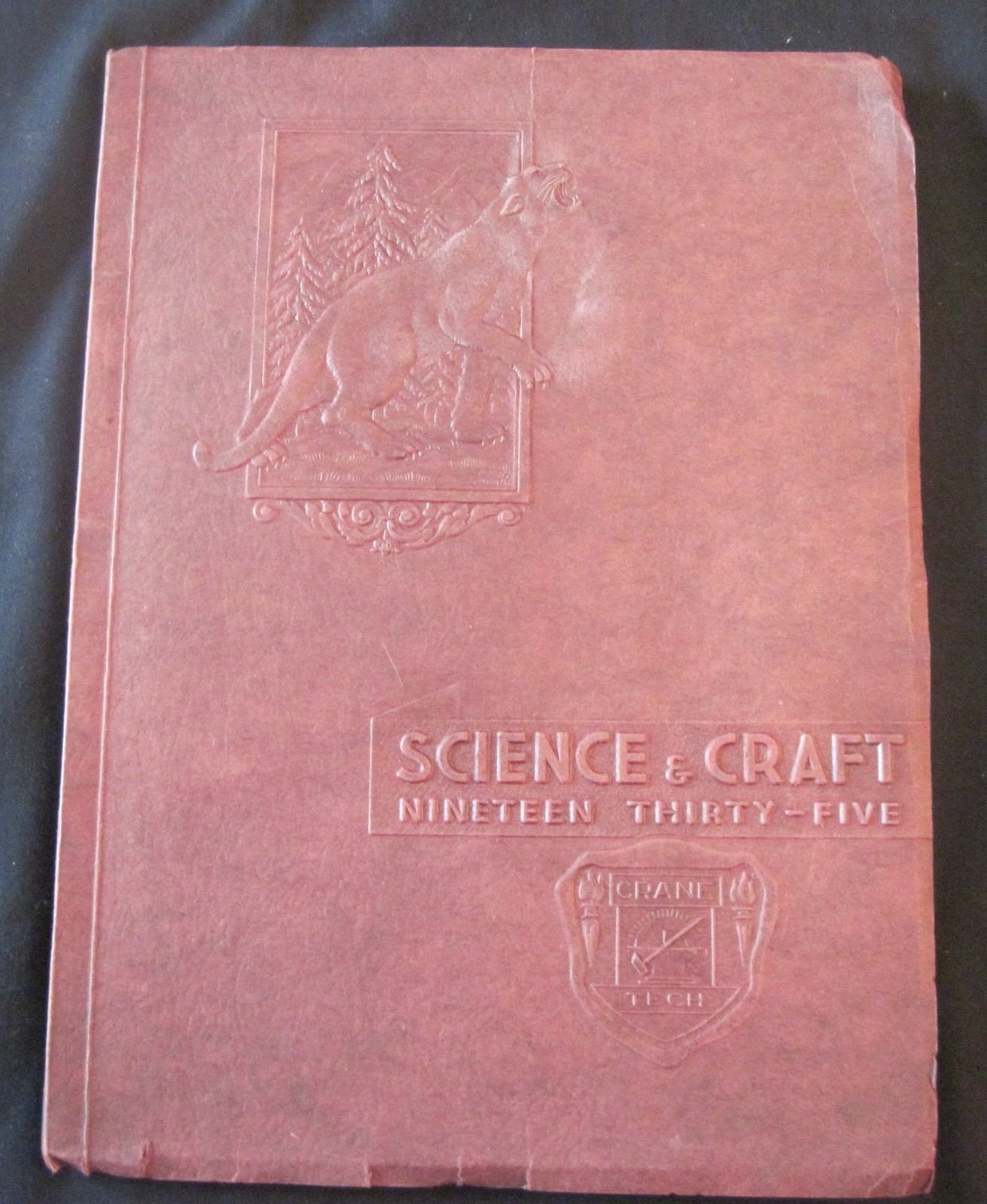 1935 Crane Technical High School Science & Craft Yearbook Chicago, Illinois