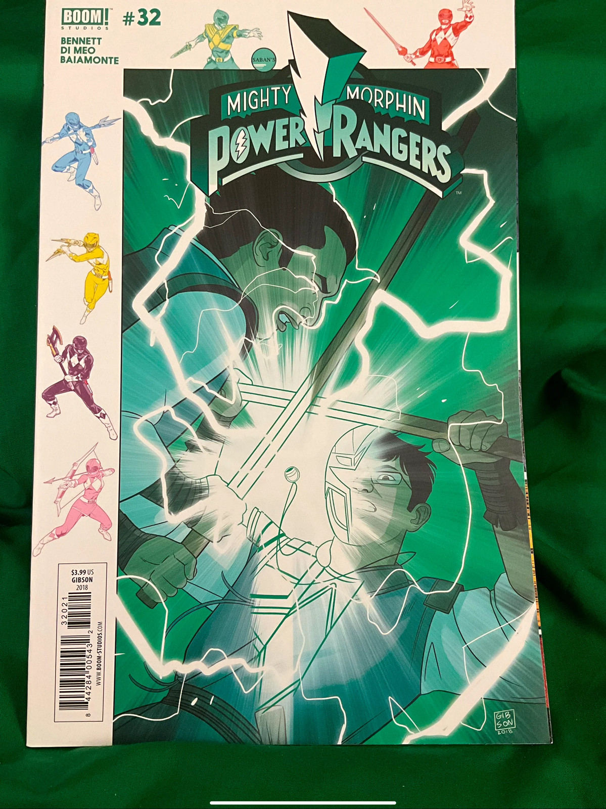 Mighty Morphin Power Rangers #32 Comic - Gibson Subscription Variant