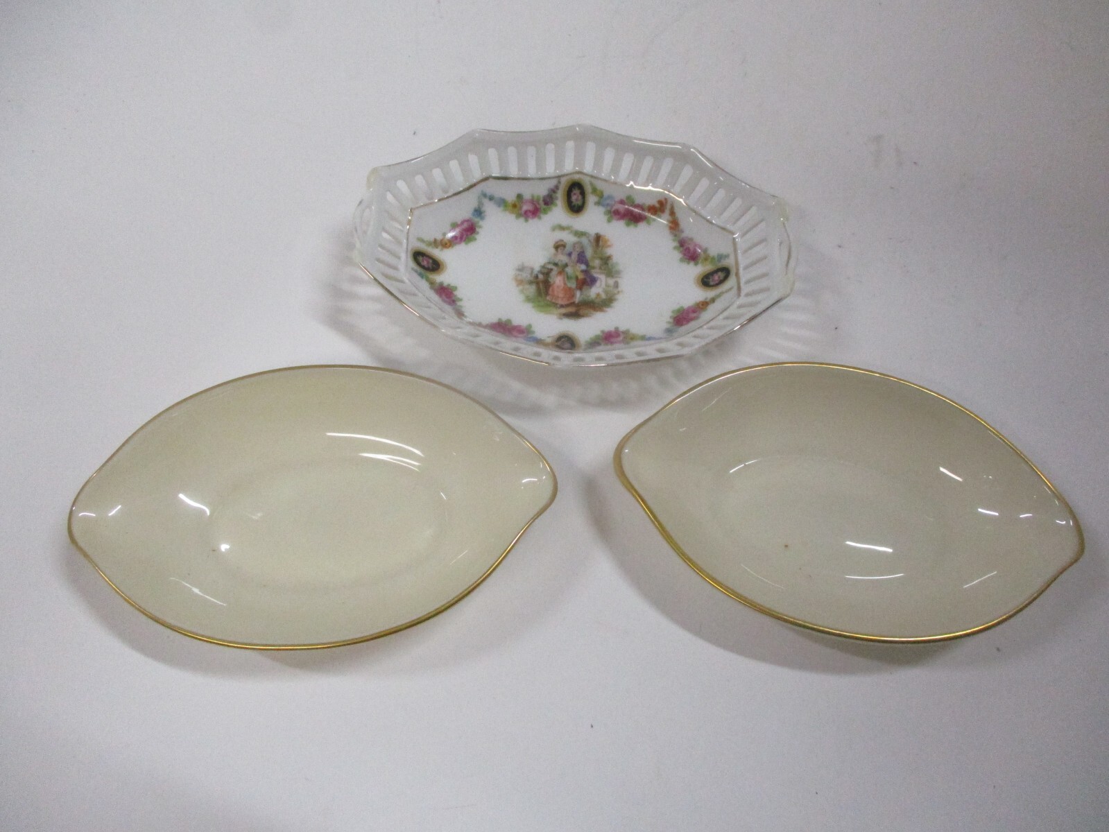 3 Vintage Pin Trays, 2 Lenox, 1 Germany