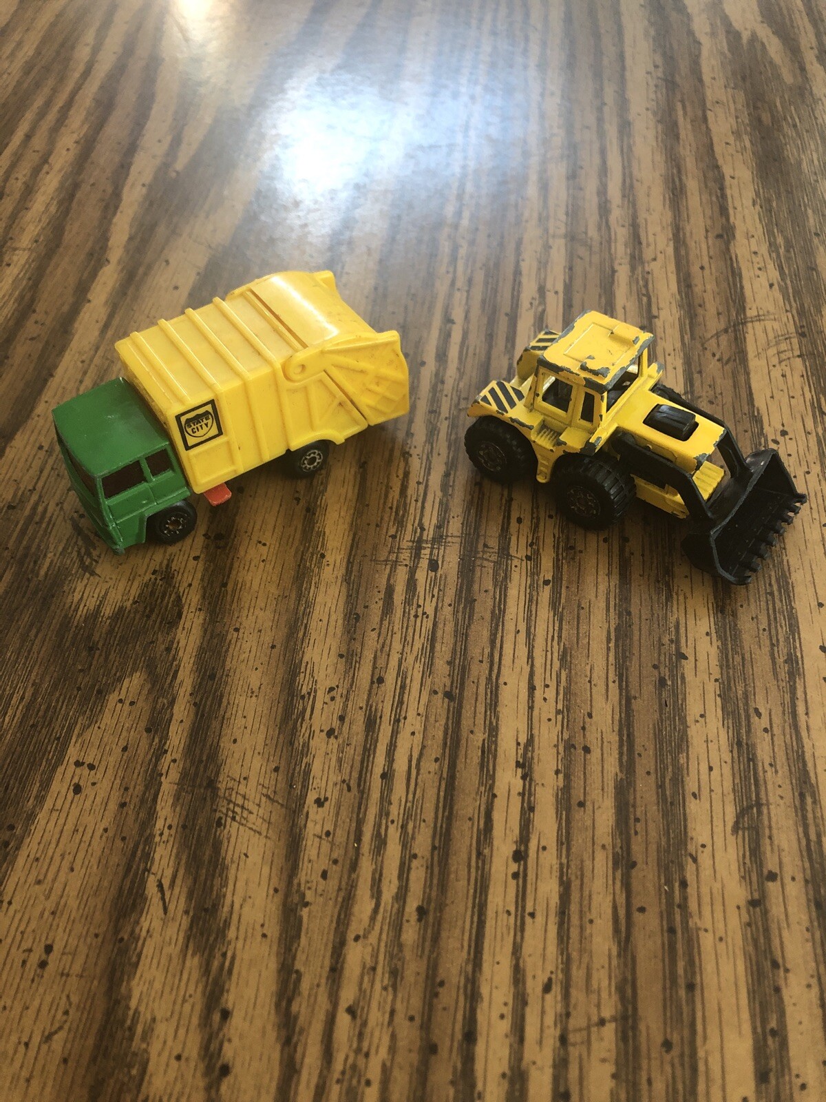 Vintage Matchbox  Refuse Truck No 36 1979 & Tractor Shovel No 28 1976
