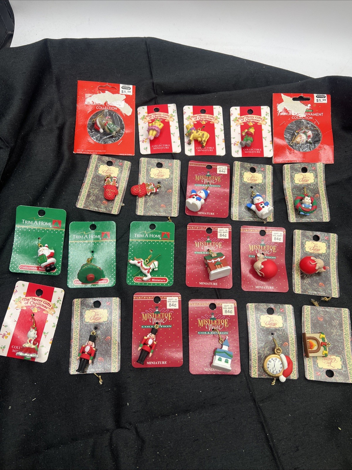 Vtg Miniature Christmas Ornaments Kmart Lot 22 Tree Charms Trim A Home Walmart