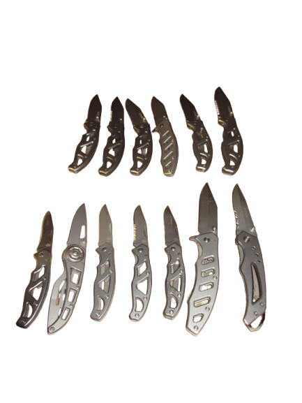 LOT OF 13 Gerber, WINCHESTER, PARAFRAME Knives