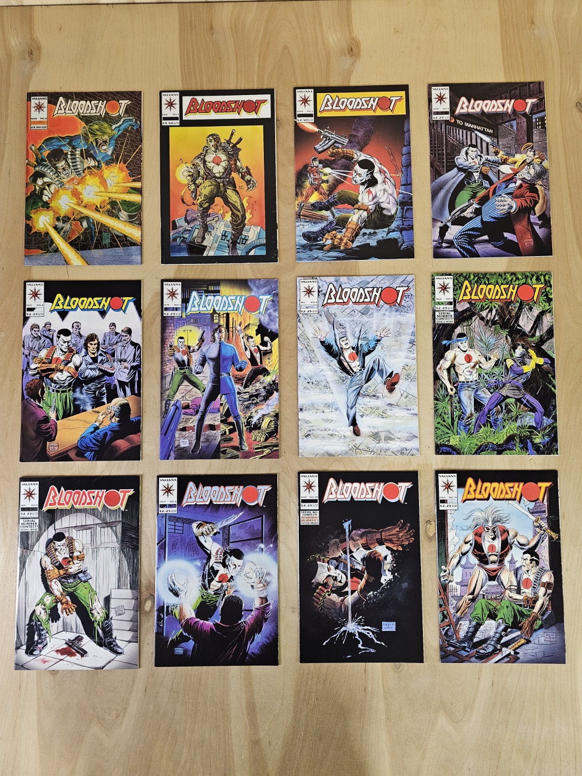 Bloodshot Comic Lot 0,1,2,3,4,5,6,7,8,9,10,11