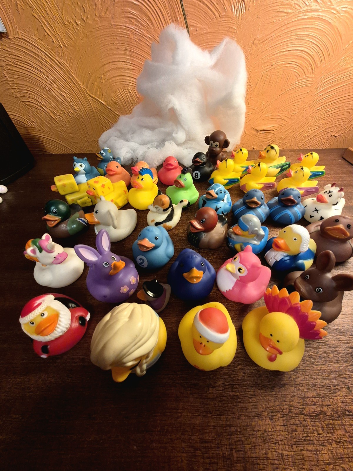 Lot Of 35+ Vintage Rubber Plastic Ducks Nice Mixed Collectibles Vintage Toys