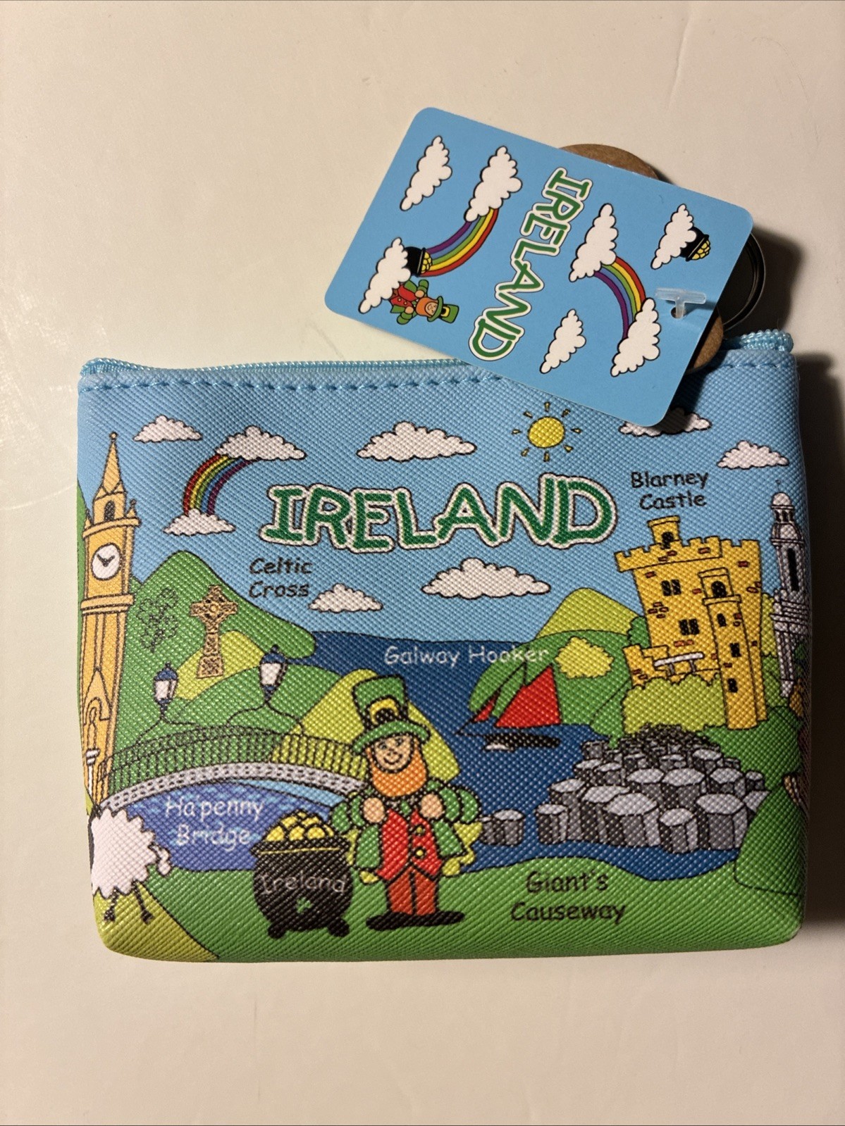 ☘️Ireland souvenir Miscellaneous Coins Change Pouch Carrolls Irish Gift Designed