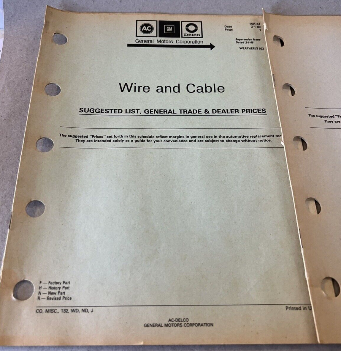 WIRE AND CABLE SUGGESTED JOBBER PRICES AND GENERAL TRADE & DEALER PRICES LIST WIRE AND CABLE SUGGESTED JOBBER PRICES AND GENERAL TRADE & DEALER PRICES LIST
