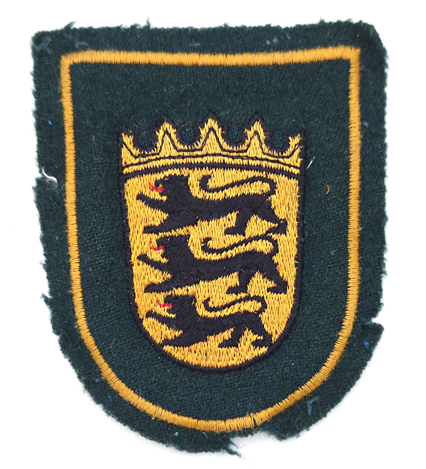 Vintage Baden Wurttemberg Germany Embroidered Police Patch Polizei ⚡FREE SHIP⚡