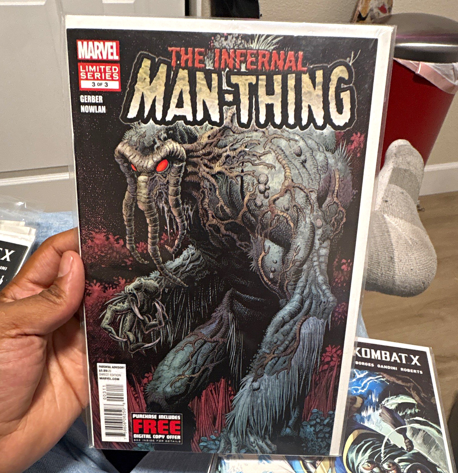 Marvel The Infernal Man-Thing #3 Man-Thing Steve Gerber Kevin Nowlan
