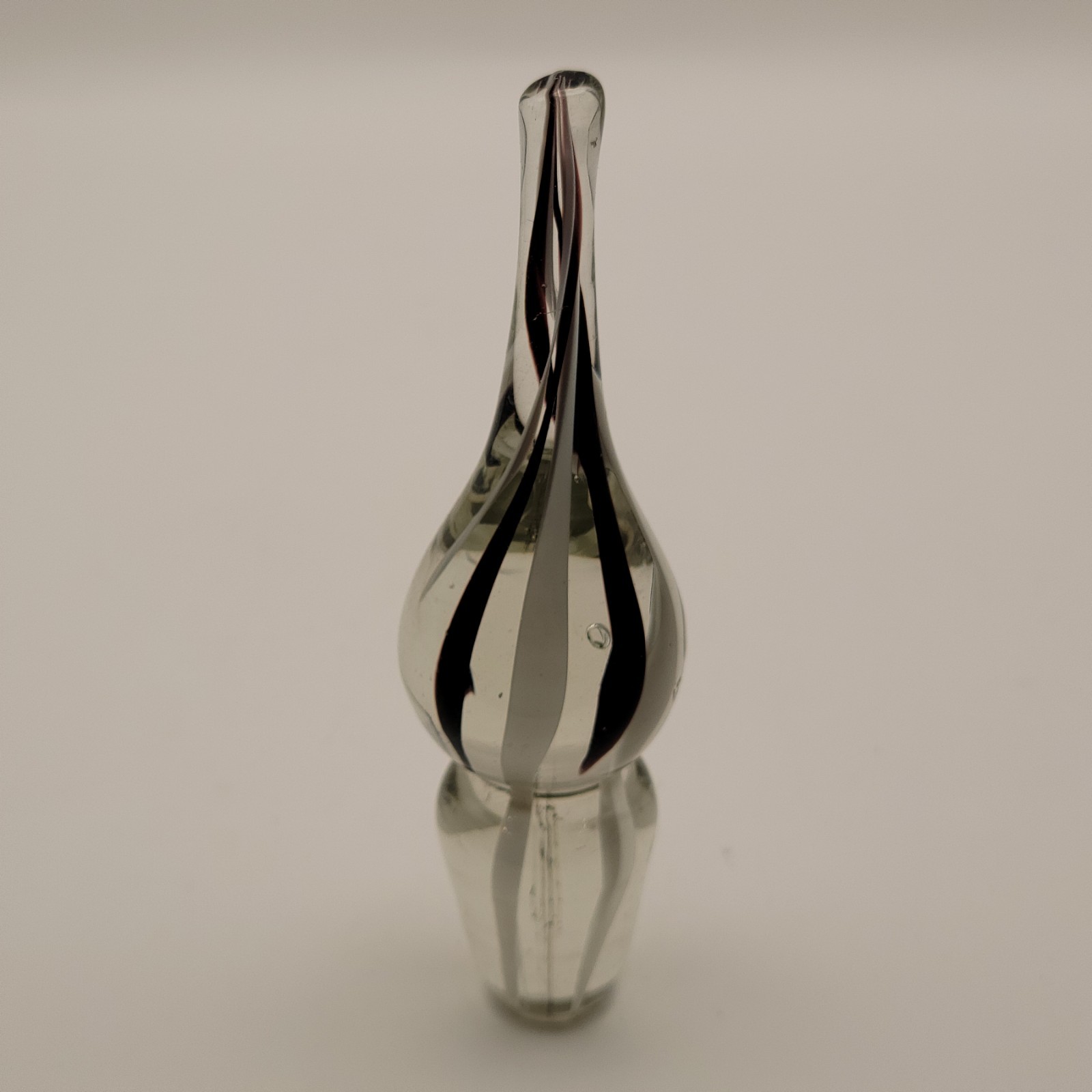 Vintage Kanawha Glass 1973 Striped \