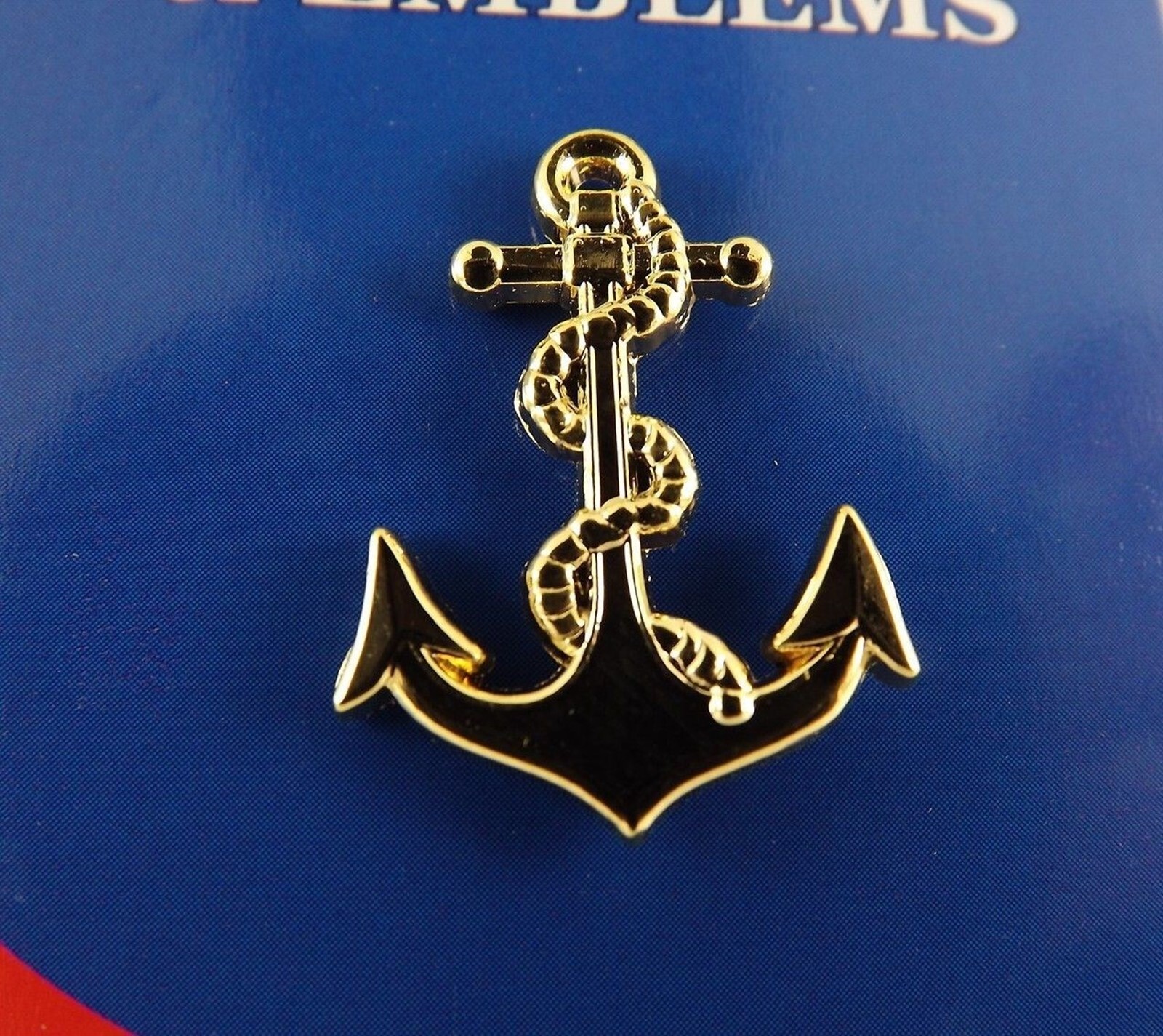 BRAND NEW Lapel Pin United States Navy ANCHOR Gold Tone 1\