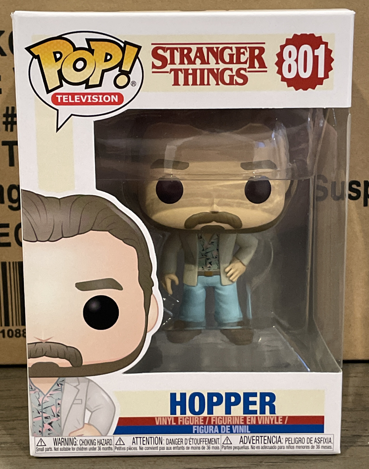 Funko Pop Stranger Things Hopper (Date Night) #801 NEW W/PROTECTOR