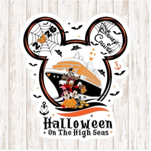1pc Halloween Disney Cruise Line Door Magnet 1pc Halloween Disney Cruise Line Door Magnet