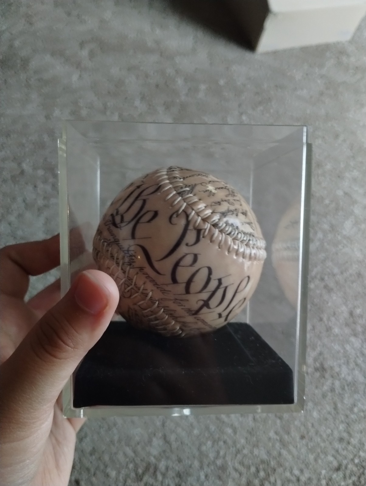 National archives U.S constitution \'We the people\' souvenir collectible baseball