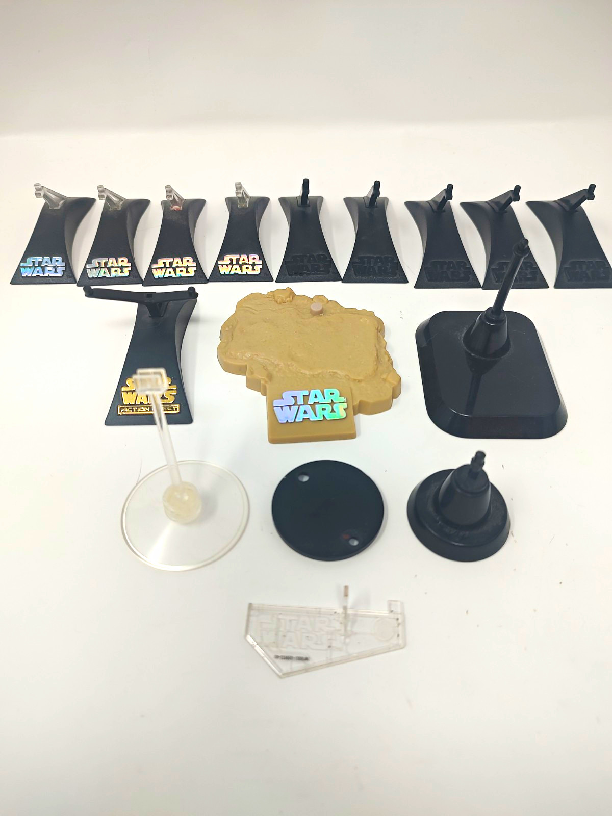 Vintage Star Wars Micro Machines Action Fleet Display Stand Base Lot Galoob 1990