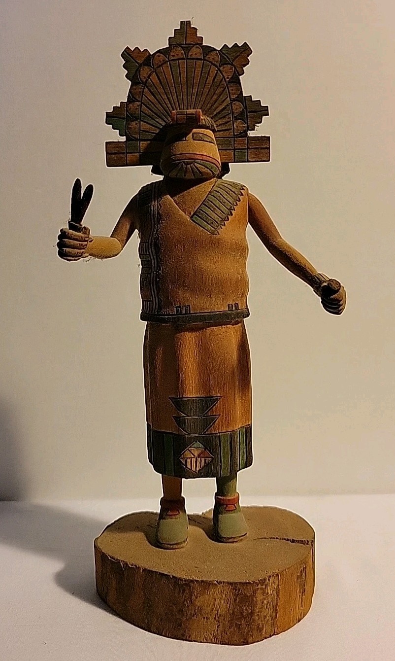 Hopi Kachina Butterfly Maiden-Carving - Signed Raphael Jose jr. \