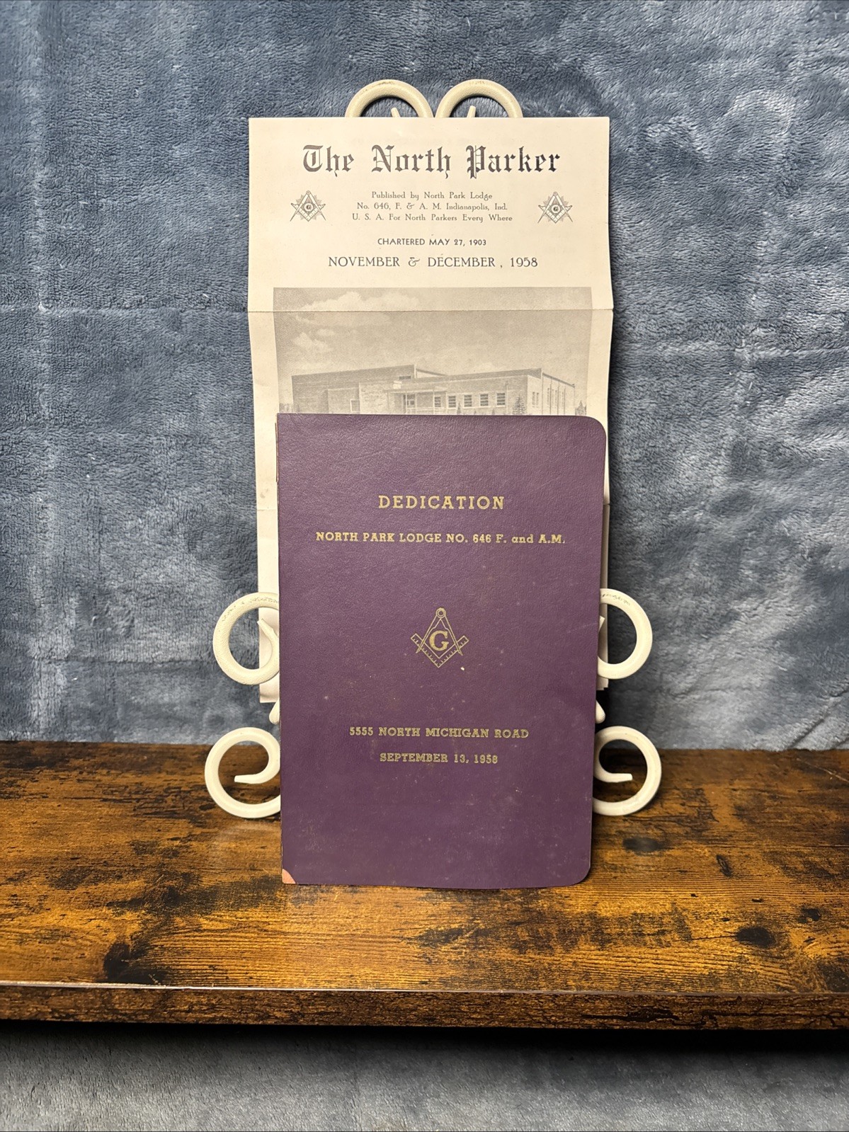 1958 North Park Masonic Lodge No 646 Dedication Program Book Indianapolis IN 1958 North Park Masonic Lodge No 646 Dedication Program Book Indianapolis IN