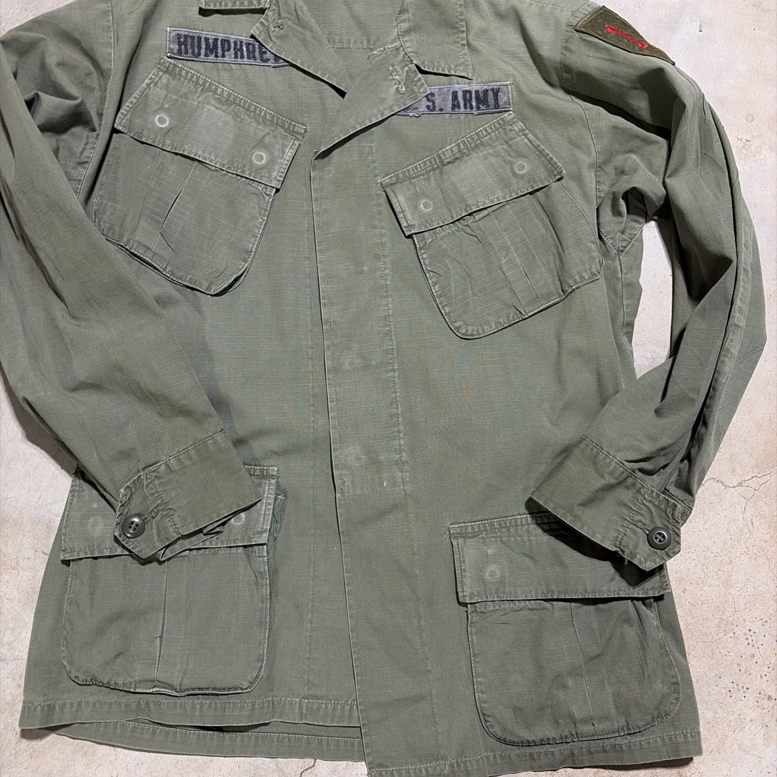 Vintage 1969 US Army Military Vietnam War Era OG-107 Jungle Jacket Small Reg Vintage 1969 US Army Military Vietnam War Era OG-107 Jungle Jacket Small Reg