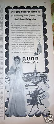 1942 AVON Cosmetics Old New England Inspires Ad 1942 AVON Cosmetics Old New England Inspires Ad