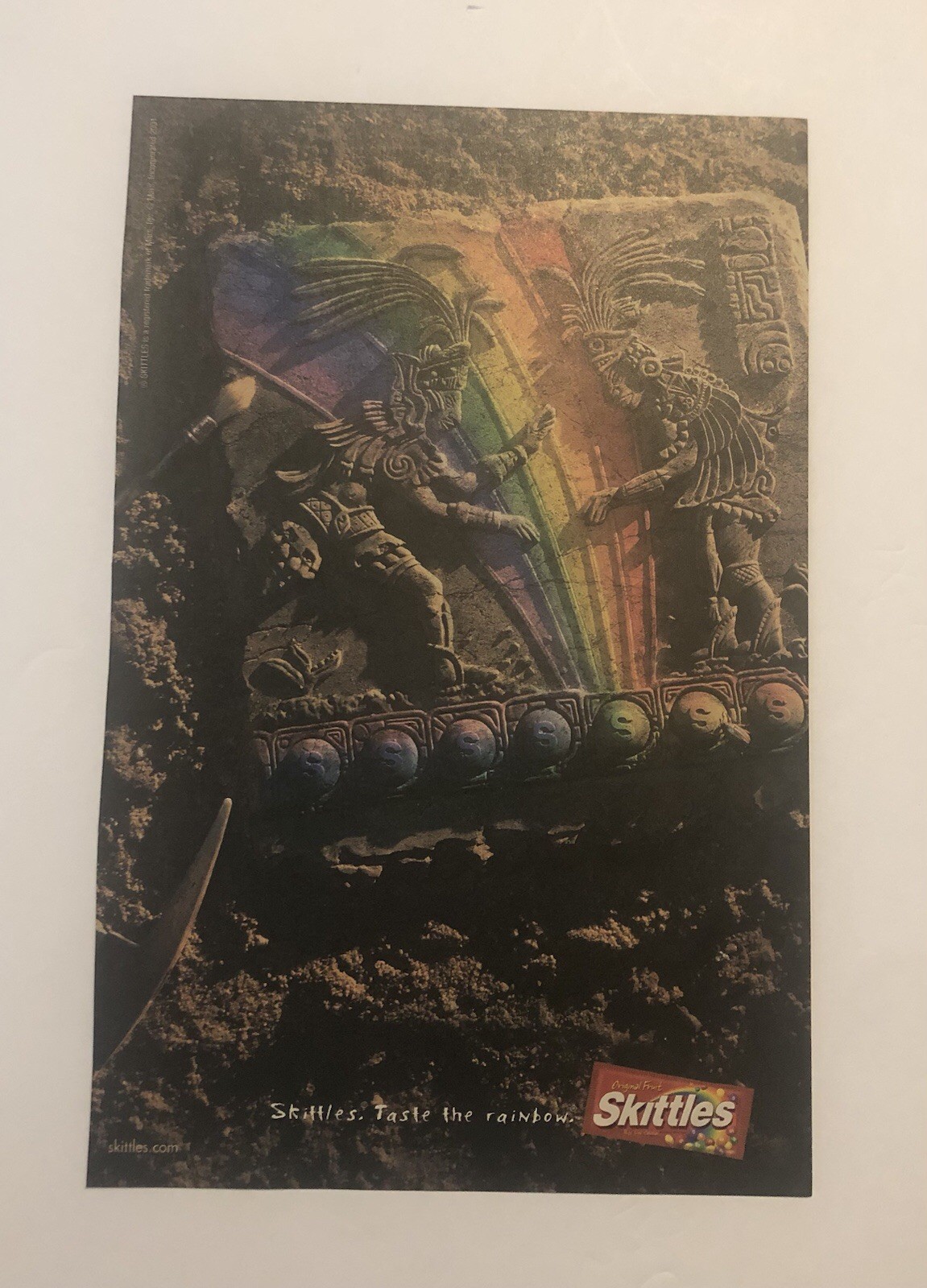 Vintage Skittles Candy Magazine Ad 0C26