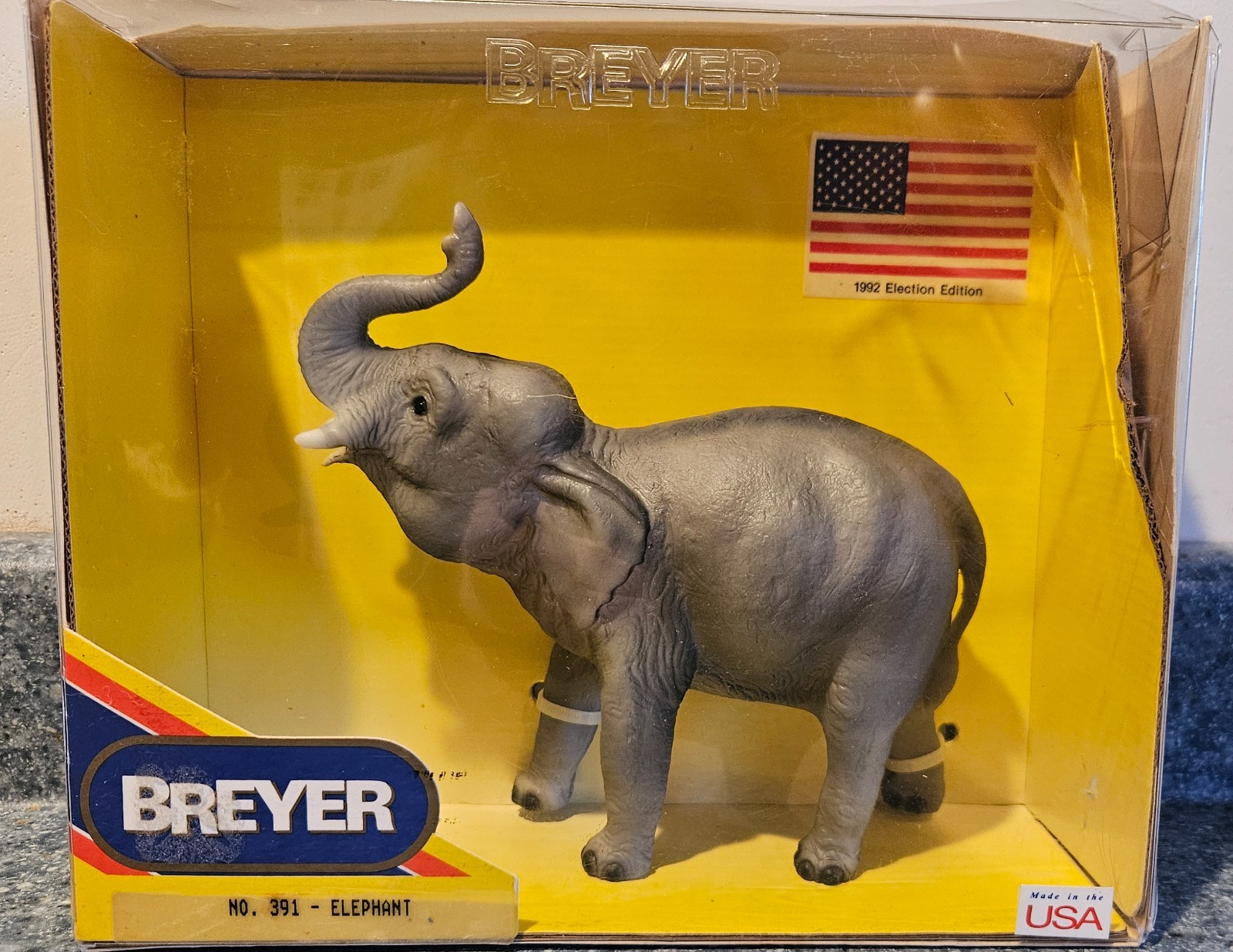 Vintage Breyer ELEPHANT Election Edition 1992 Mint with box