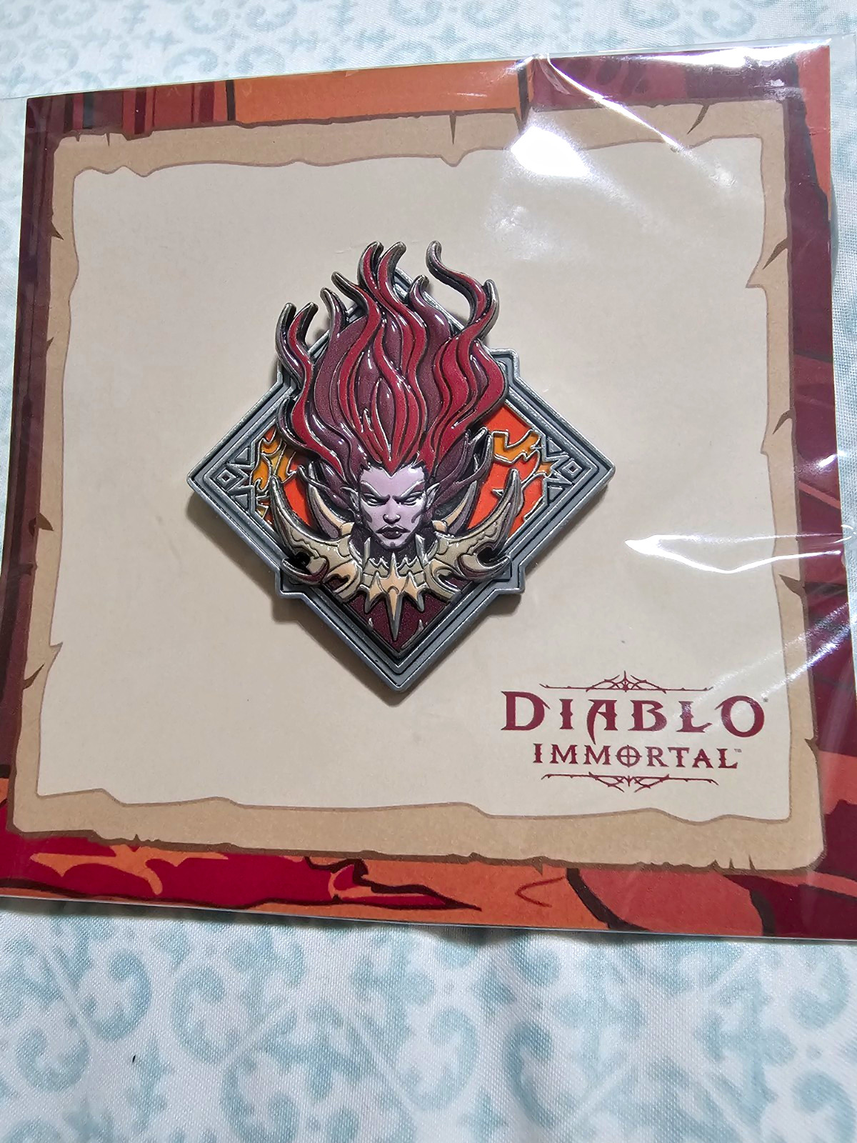 Diablo Immortal BlizzCon Collectible Pinback Pin - Blizzard Entertainment, Inc. Diablo Immortal BlizzCon Collectible Pinback Pin - Blizzard Entertainment, Inc.