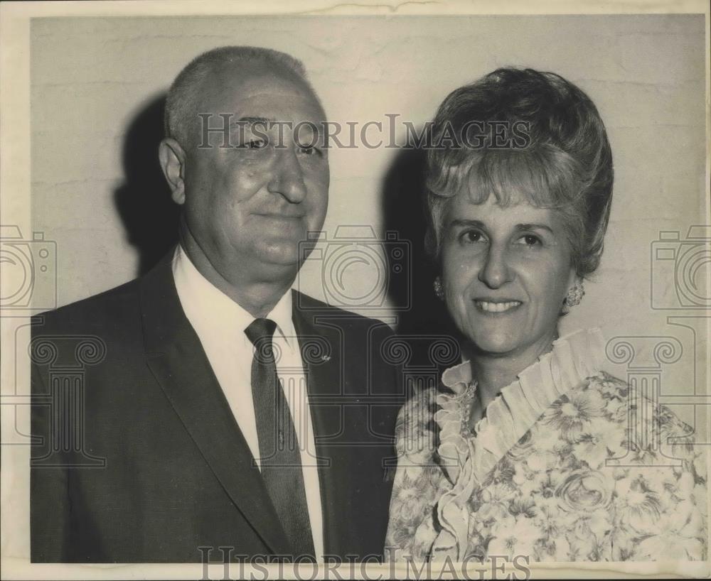 1969 Press Photo Mr. Adolph J. Mura & Mrs. Marguerite S. Aariln  - noa10610