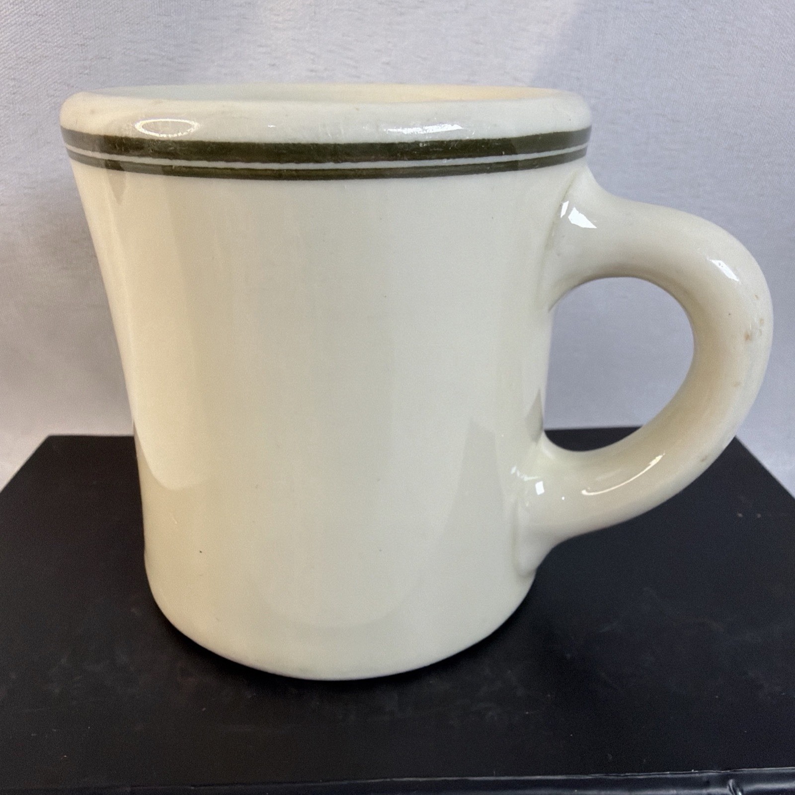 Victor-RARE Vintage Coffee Mug Cup STAMPED Roadside Diner Ware XtraThick Chunky