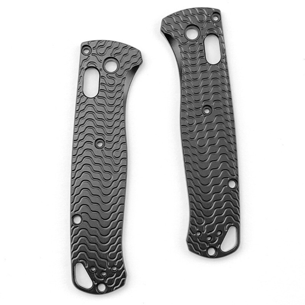 One Pair Aluminum Alloy Handle Scales for BENCHMADE Bugout 535 New One Pair Aluminum Alloy Handle Scales for BENCHMADE Bugout 535 New