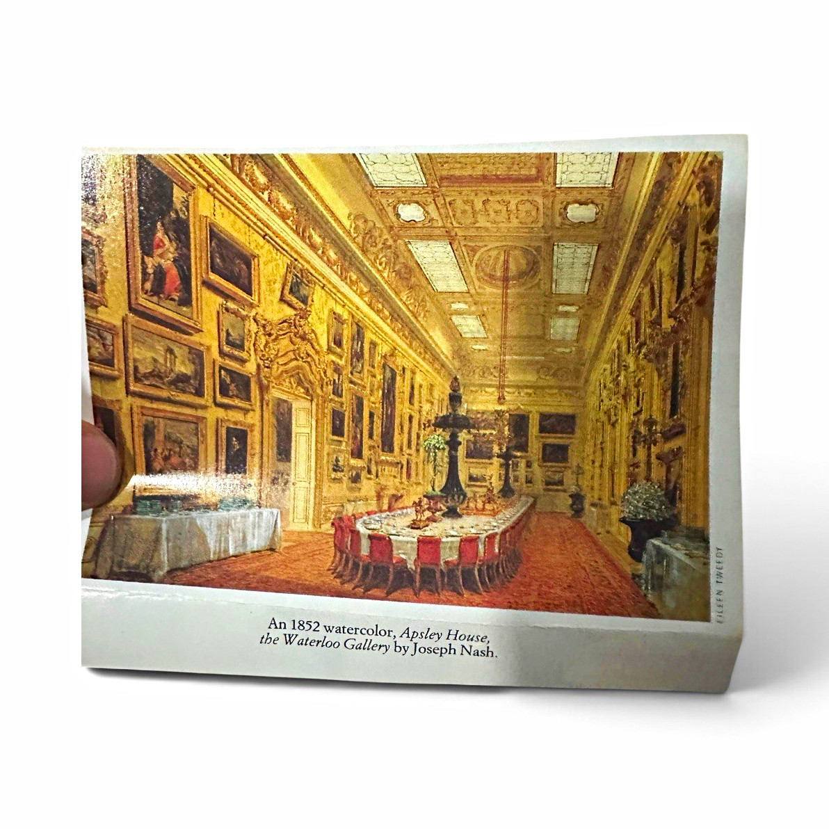 Framed Joseph Nash Apsley House Waterloo Gallery 1852 Watercolor Art Print 9x7