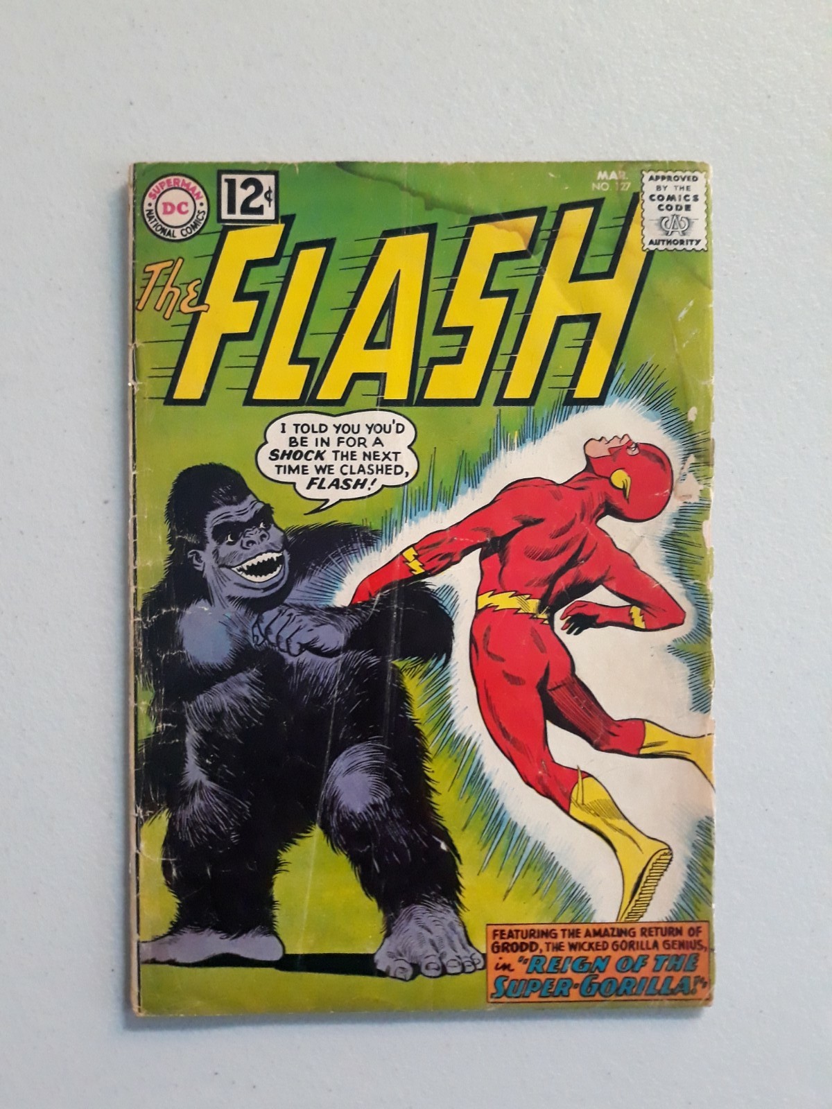 Flash Comics 127 DC Comics 1962
