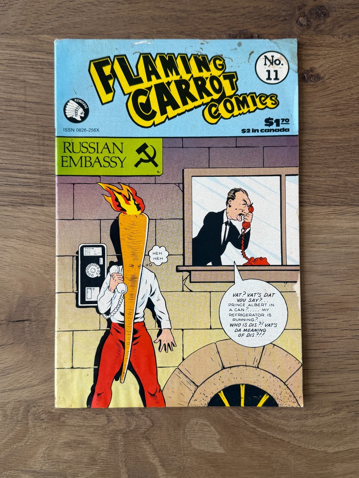Flaming Carrot Comics Vol 1 #11 Aardvark-Vanaheim (1986)