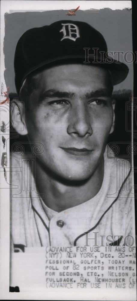 1948 Press Photo Hal Newhauser of the Detroit Tigers - net02354 1948 Press Photo Hal Newhauser of the Detroit Tigers - net02354
