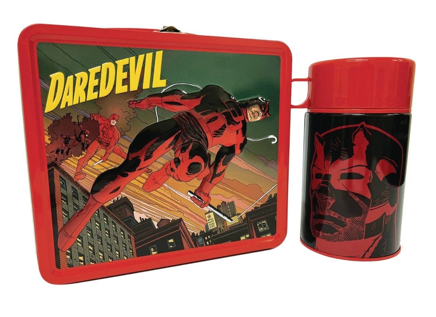 Tin Titans Marvel Daredevil PX Lunchbox & Beverage Container - New