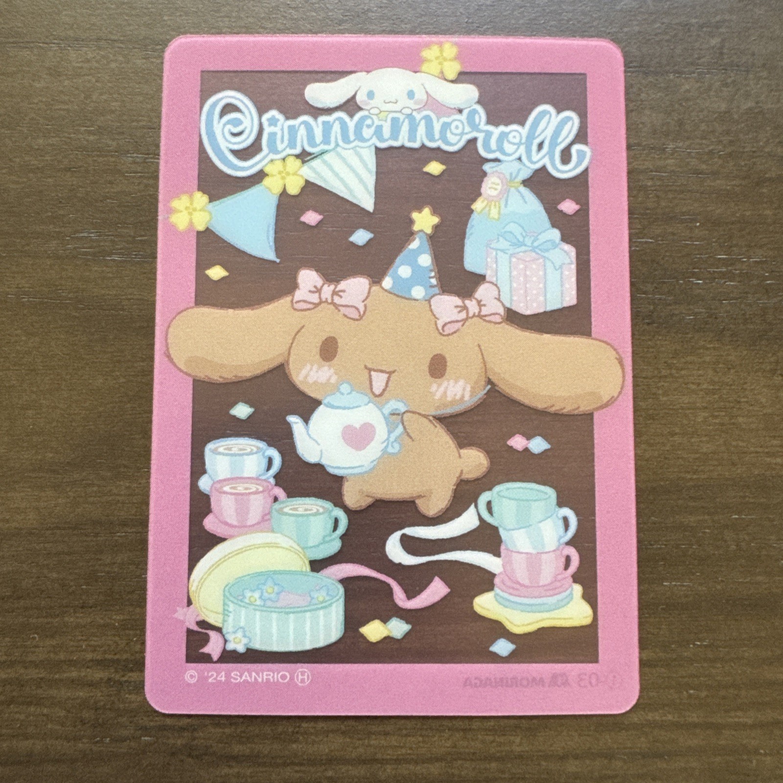 Sanrio Characters Wafer Card MorinagCinnamoroll 2024 Made In JAPAN No.03