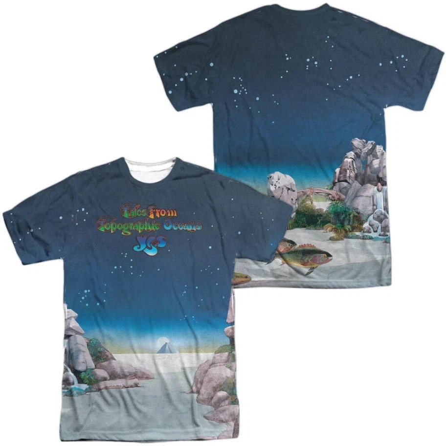 Yes Band Topographic Oceans 3D AOP T-Shirt All Size S To 5XL A71